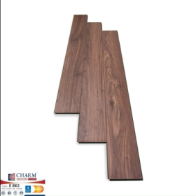 Sàn gỗ 8mm màu đậm